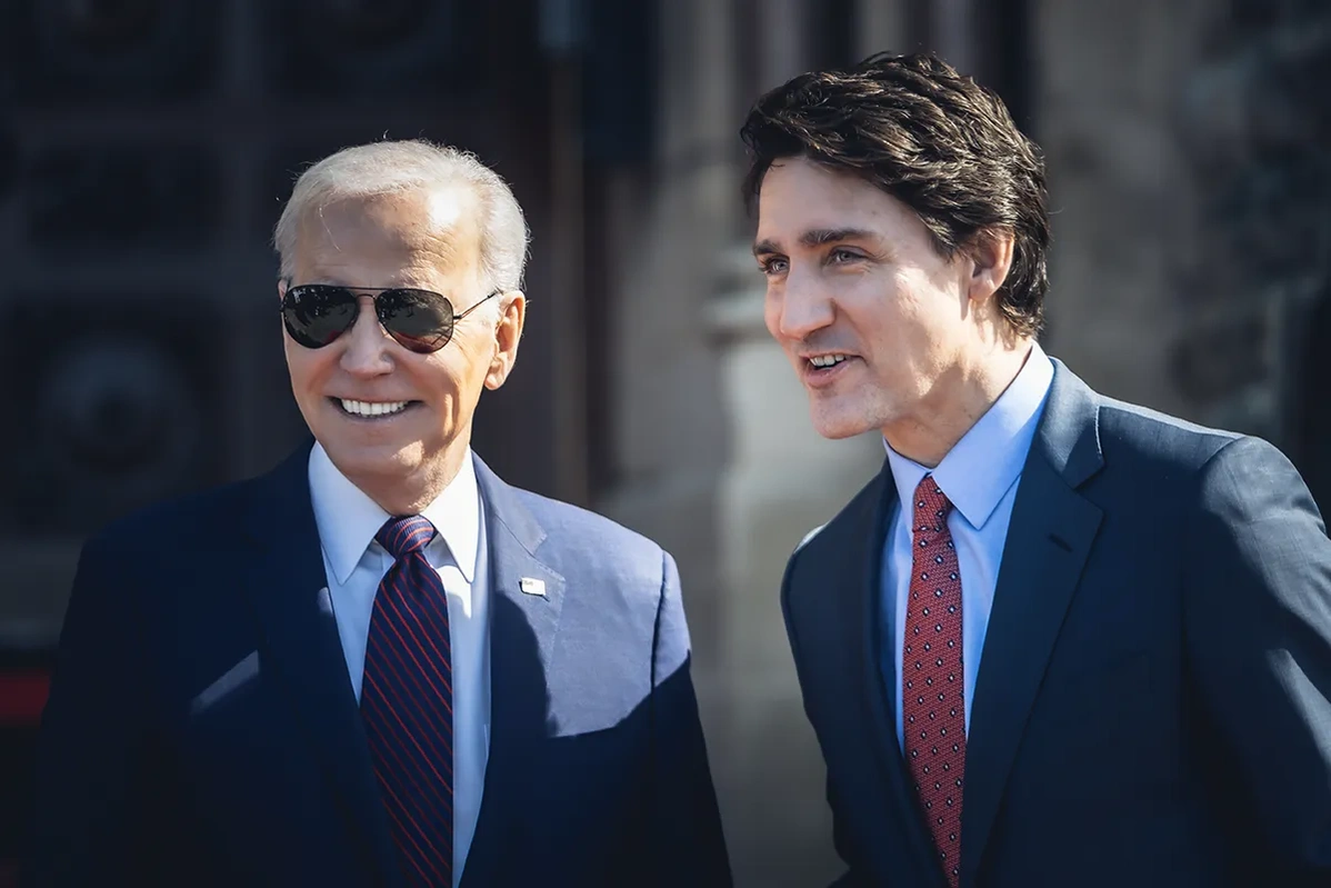 photographe politique - Justin Trudeau et Joe Biden