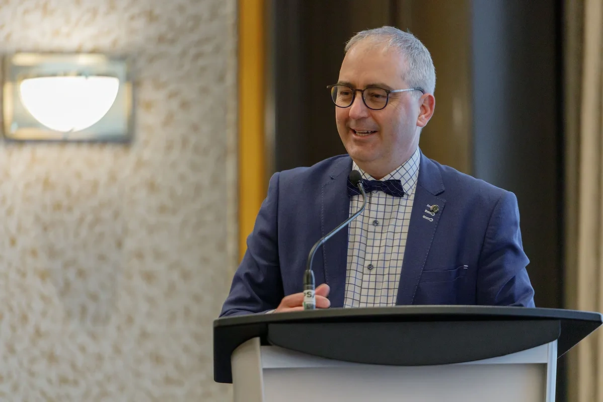 Conférence entreprise - photo de Luc Sorois, innovateur en chef du Québec