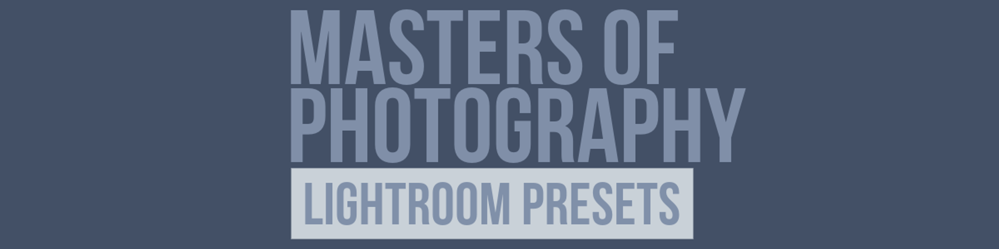 Exclusive Lightroom Presets