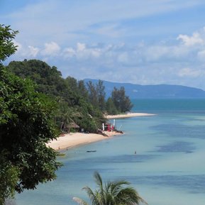 beach view at Koh-Phangan Thailand | Luna Alignment Yoga yoga teacher training center