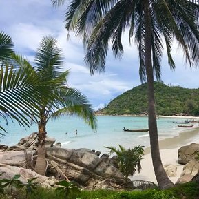 wonderful beaches of Koh-Phangan Thailand | Luna Alignment Yoga yoga teacher training center