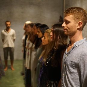 graduation ceremony at Luna Alignment Yoga yoga teacher training center Koh-Phangan Thailand