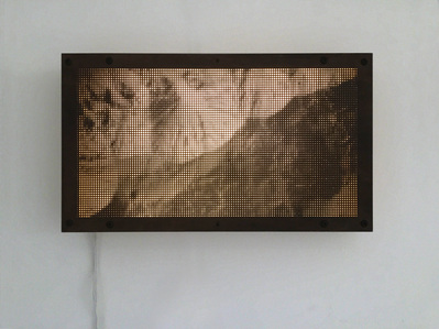 Gullies, Mars Light Panel series, front view