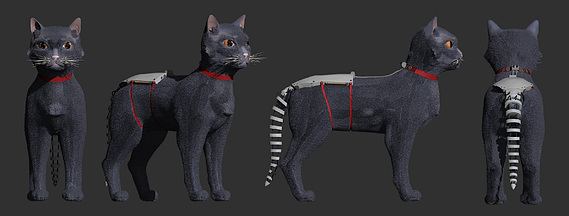 Creature Companion 3D Character Model
Creature companion for the male protagonist, name: Mari
Made with ZBrush spring 2023.