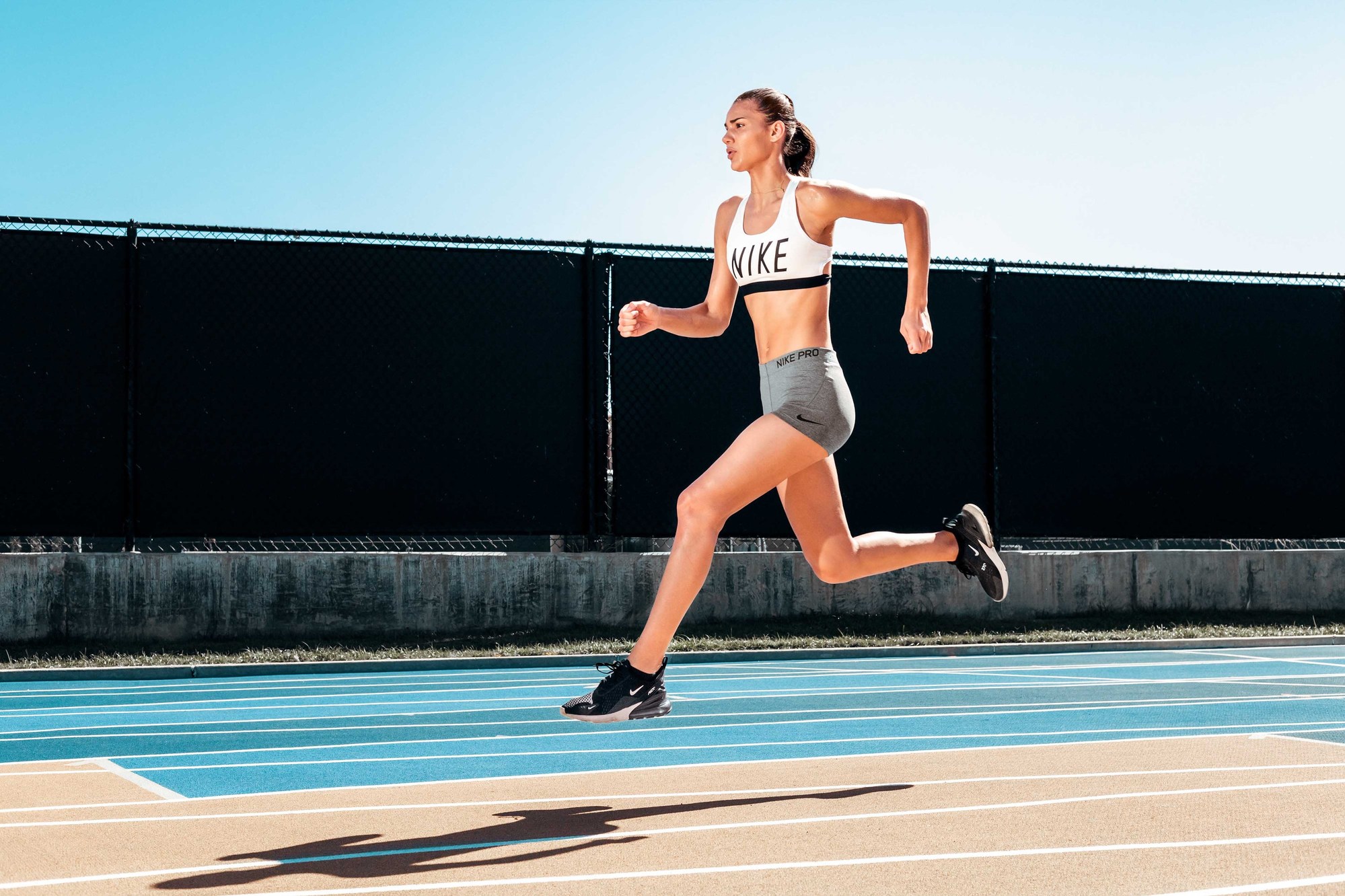 Sports Fitness & Active Lifestyle Photography on location in Los Angeles, California with fitness model Claire Melanie Johnson