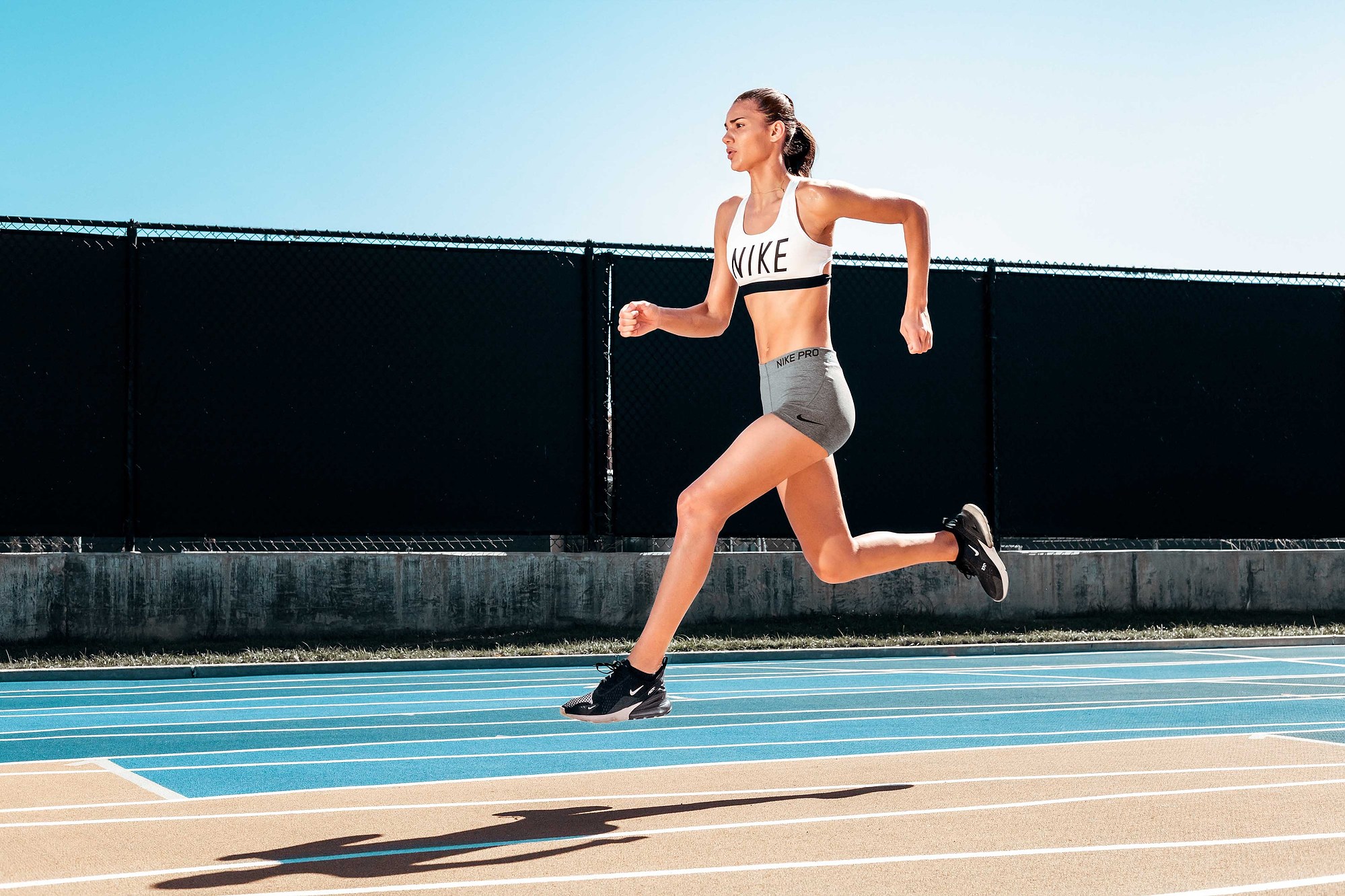 Sports Fitness & Active Lifestyle Photography on location in Los Angeles, California with fitness model Claire Melanie Johnson