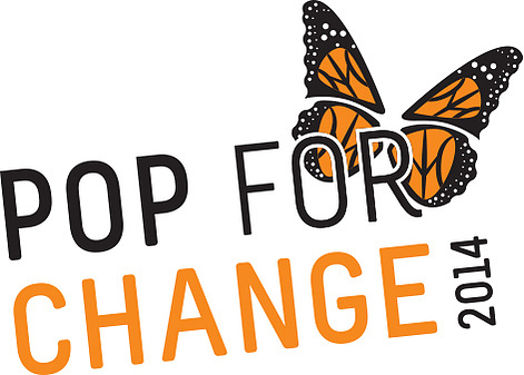 2014 Pop for Change logo