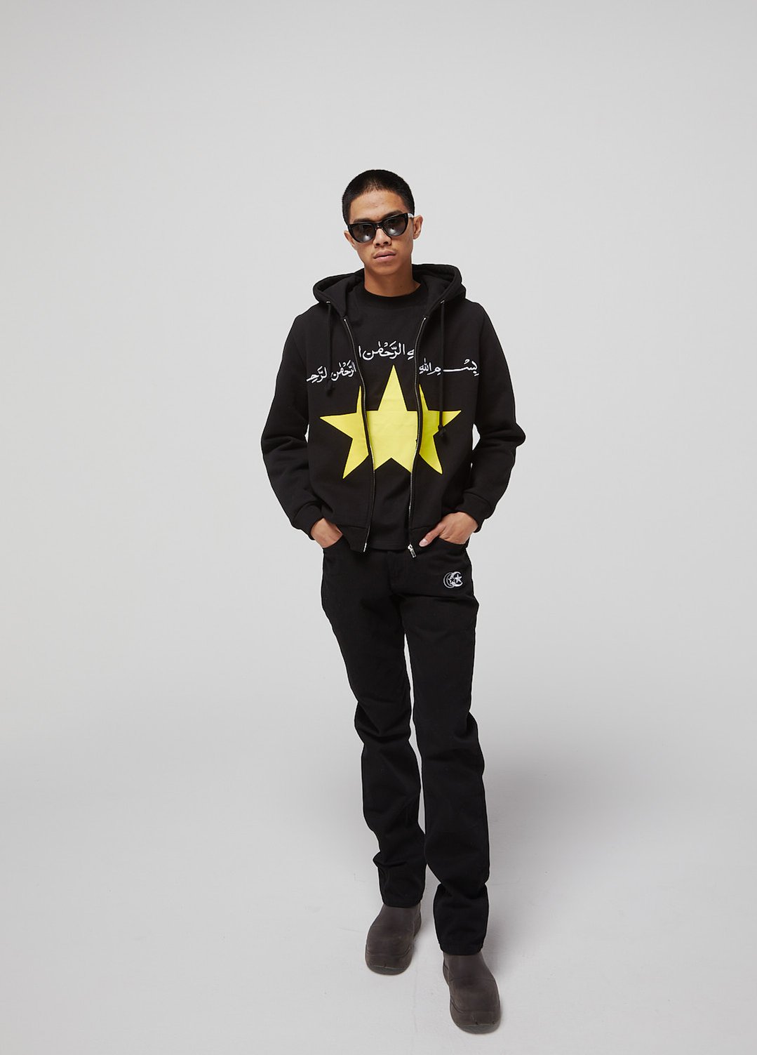 Most high AMN luxury premium cut and sew zip up hoodie.