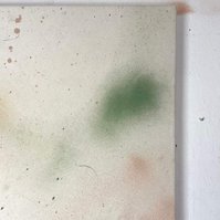 Noire et glauque, 2022 | Acrylic paint, acrylic spray, soft pastel, oil pastel, and charcoal on raw cotton | 130 x 80 cm