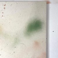 Noire et glauque, 2022 | Acrylic paint, acrylic spray, soft pastel, oil pastel, and charcoal on raw cotton | 130 x 80 cm