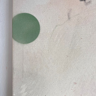 Chair et glauque 4, 2022 | Acrylic paint, acrylic spray, soft pastel, oil pastel, and charcoal on raw cotton | 120 x 160 cm