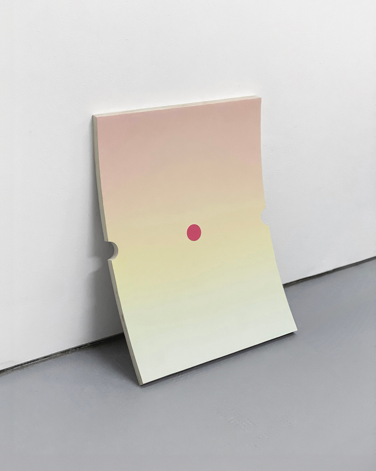 Gradient Abstract Painting by Alejandro Javaloyas