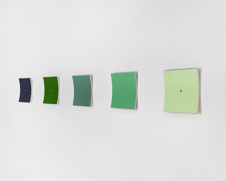 5 abstract paintings by artist Alejandro Javaloyas