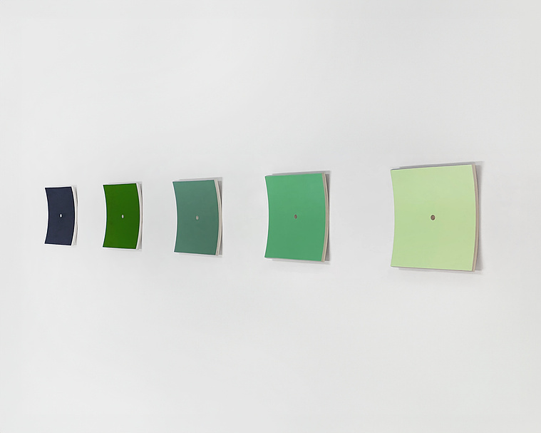5 abstract paintings by artist Alejandro Javaloyas