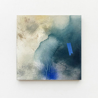 Estudi 2, 2022 | Acrylic paint, acrylic spray, soft pastel, oil pastel and charcoal on plywood | 40 x 40cm