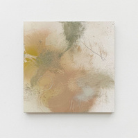 Estudi 4, 2022 | Acrylic paint, acrylic spray, soft pastel, oil pastel and charcoal on plywood | 40 x 40cm