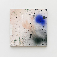 Estudi 6, 2022 | Acrylic paint, acrylic spray, soft pastel, oil pastel and charcoal on plywood | 40 x 40cm