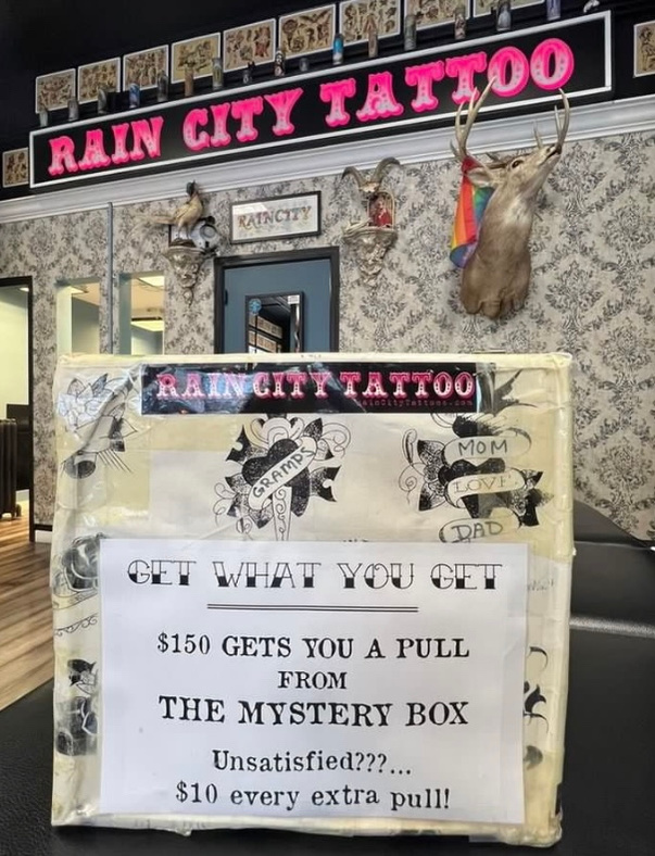mystery box
rain city tattoos
vancouver best tattoo shop
traditional tattoos
art
kirk sheppard
rct
cheep tattoos 