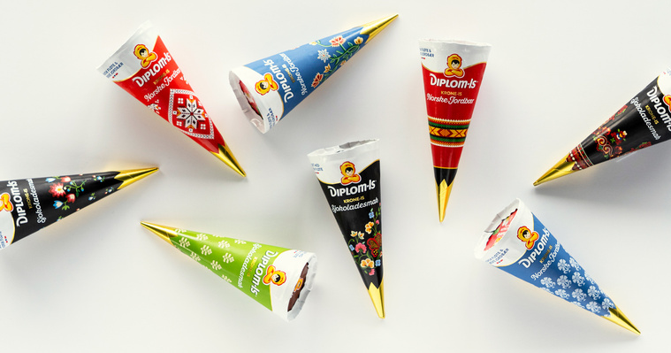 Kroneis bunad illustrasjoner for WeAreLive