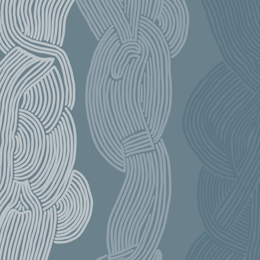 pattern blue knots