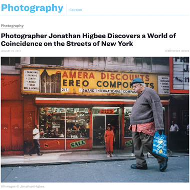 Jonathan Higbee discovers a world of Coincidence on the streets of New York, published by Colossal. 