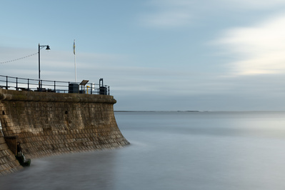 I long exposure photograph of Filey seafront by Tim Pearson.