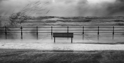 Storm Arwen hits Scarborough, North Yorkshire, UK. An image by Tim Pearson.