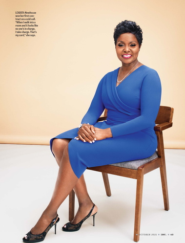 Public Figure Stacey Abrams, on the cover of Inc Magazine, styled by Atlanta Fashion Wardrobe Stylist Fatiyha Johnson