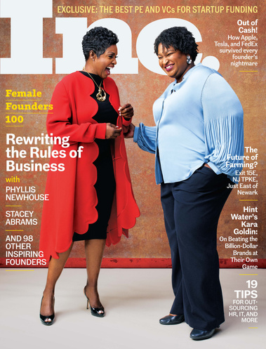 Public Figure Stacey Abrams, on the cover of Inc Magazine, styled by Atlanta Fashion Wardrobe Stylist Fatiyha Johnson