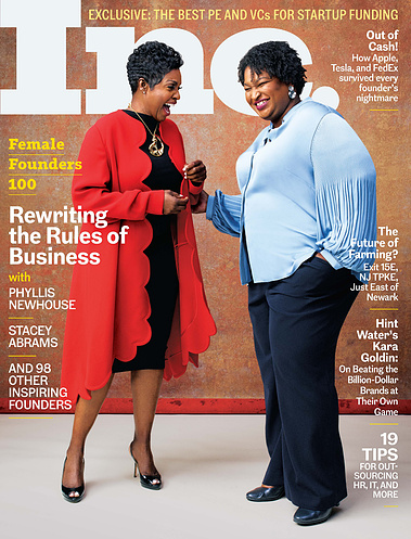 Public Figure Stacey Abrams, on the cover of Inc Magazine, styled by Atlanta Fashion Wardrobe Stylist Fatiyha Johnson