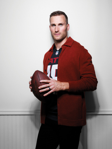 ​Atlanta Falcons Quarterback Kirk Cousins for Atlanta Magazine styled by Atlanta Wardrobe Stylist Fatiyha Johnson