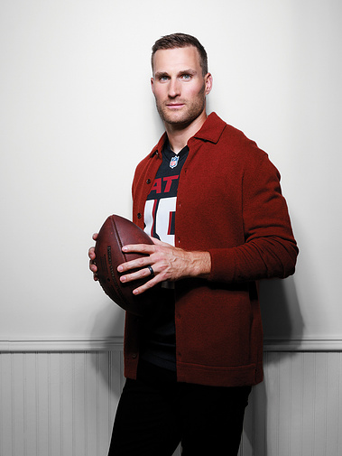 ​Atlanta Falcons Quarterback Kirk Cousins for Atlanta Magazine styled by Atlanta Wardrobe Stylist Fatiyha Johnson