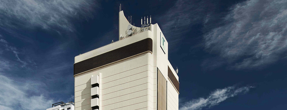 Telecom building by Robert Frith
