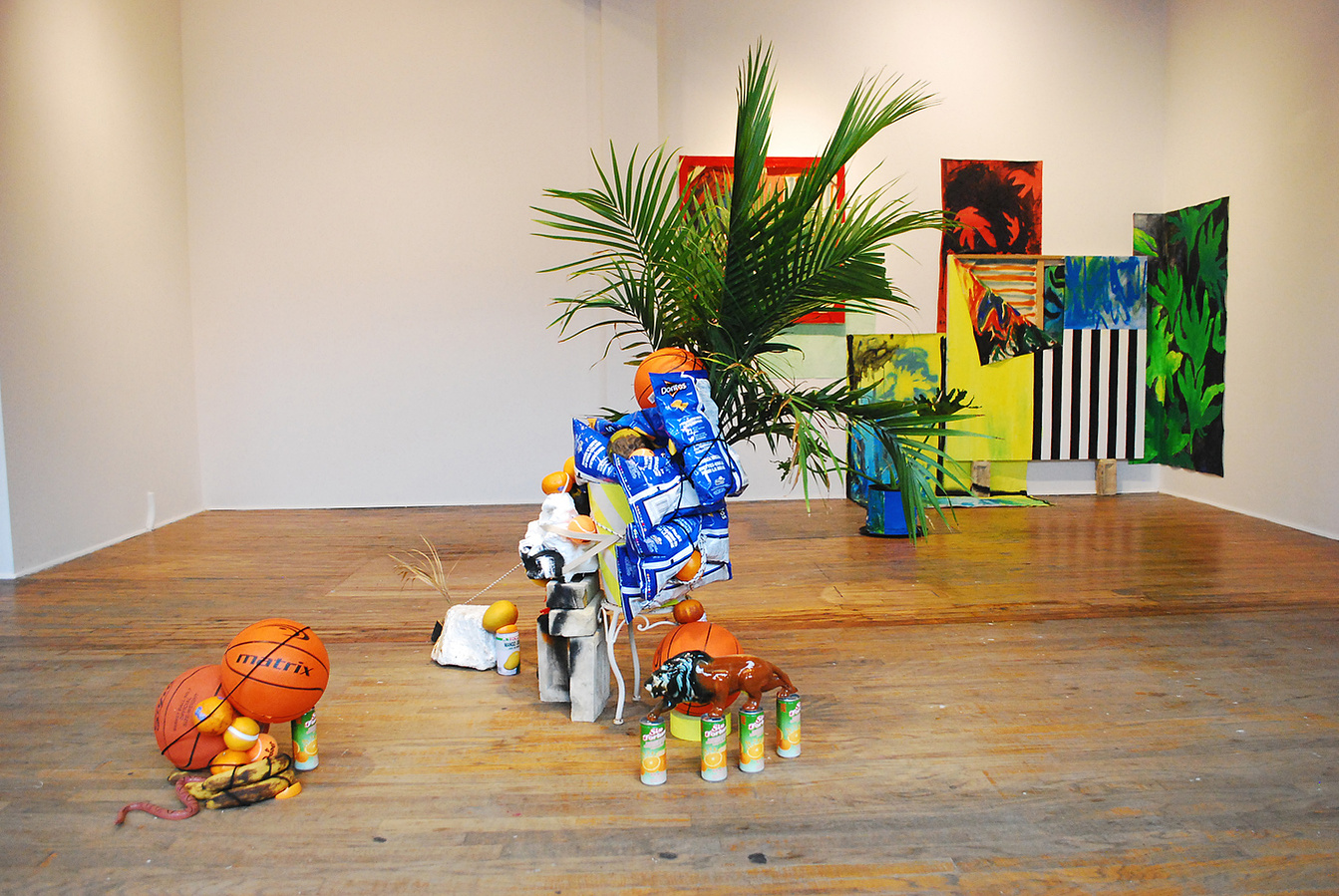 Sculpture and painting artwork of Emily Grace Harrison