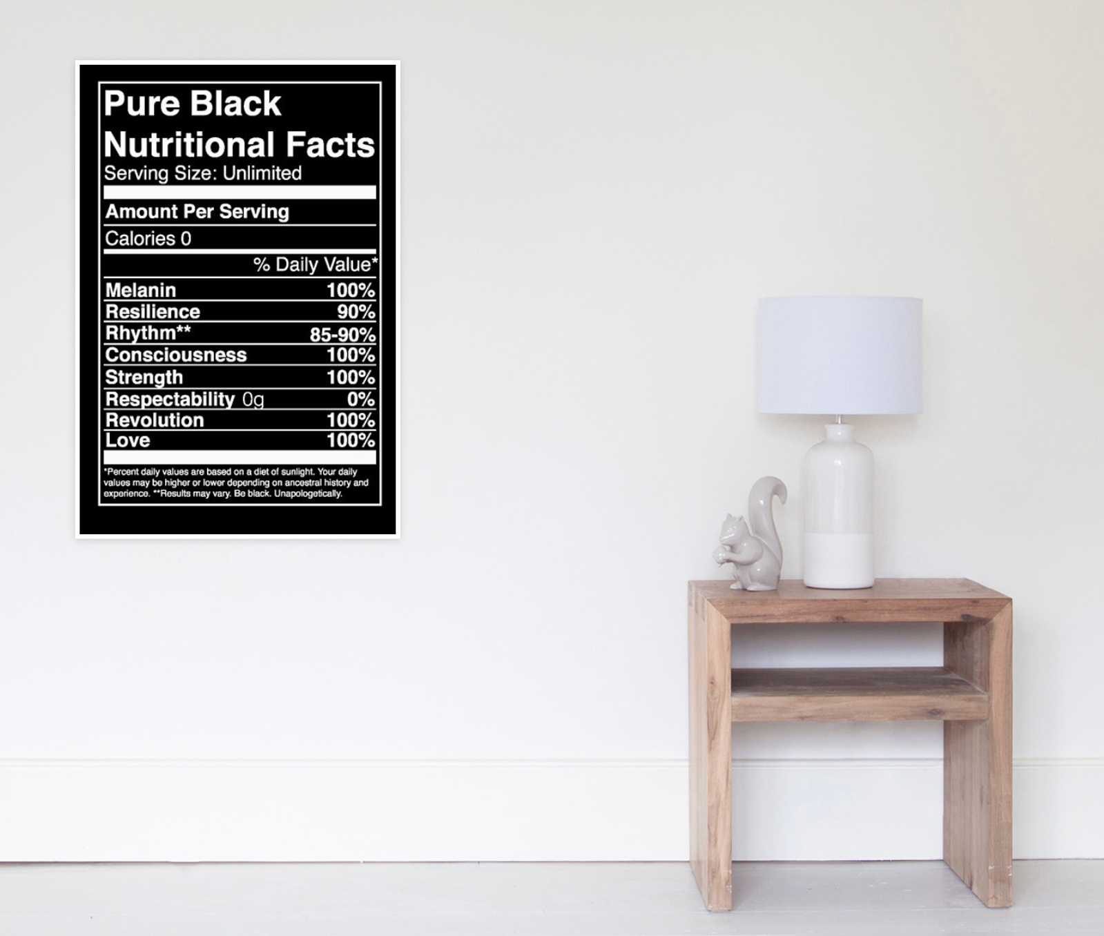 Pure Black Posters - Be Pure Black