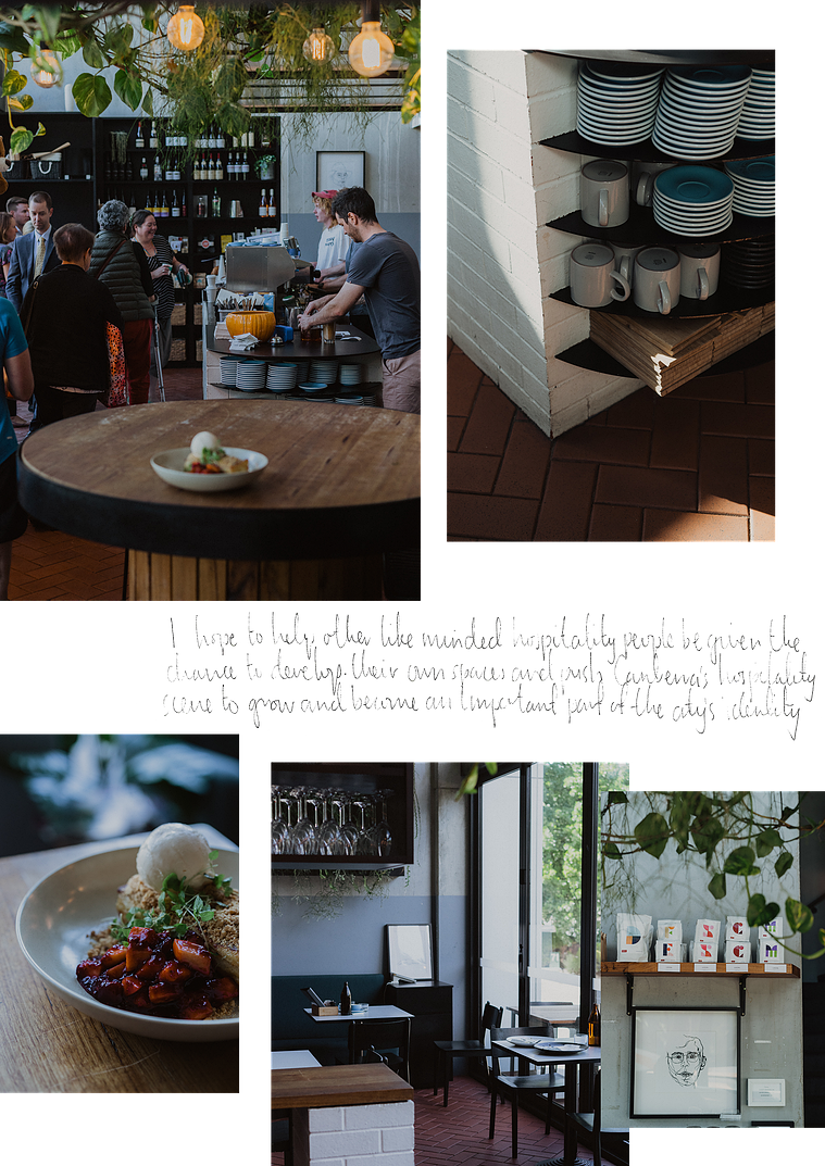 Photography Canberra creative Matthew Rollings chef at Teddy Picker's