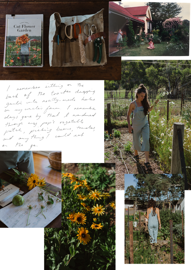 Photography Canberra creative Louise Hunt micro flower farmer and florist