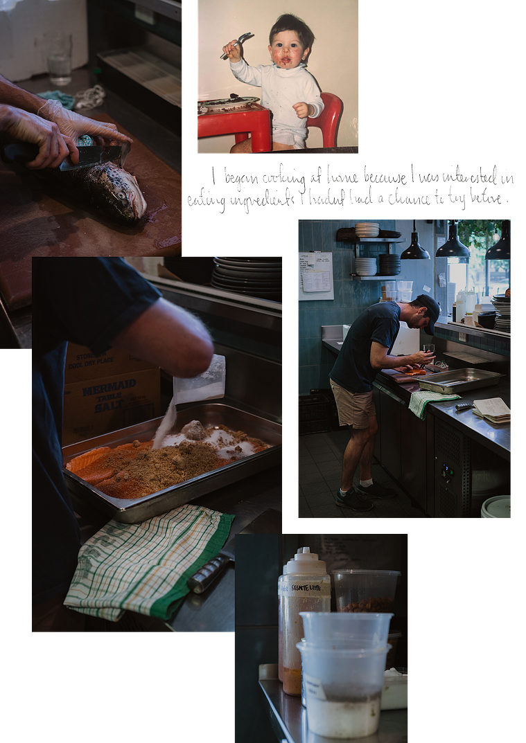Photography Canberra creative Matthew Rollings chef at Teddy Picker's