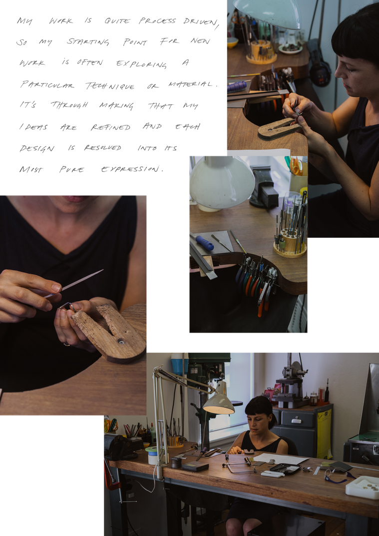 Photography Canberra creative Phoebe Porter contemporary jewellery
