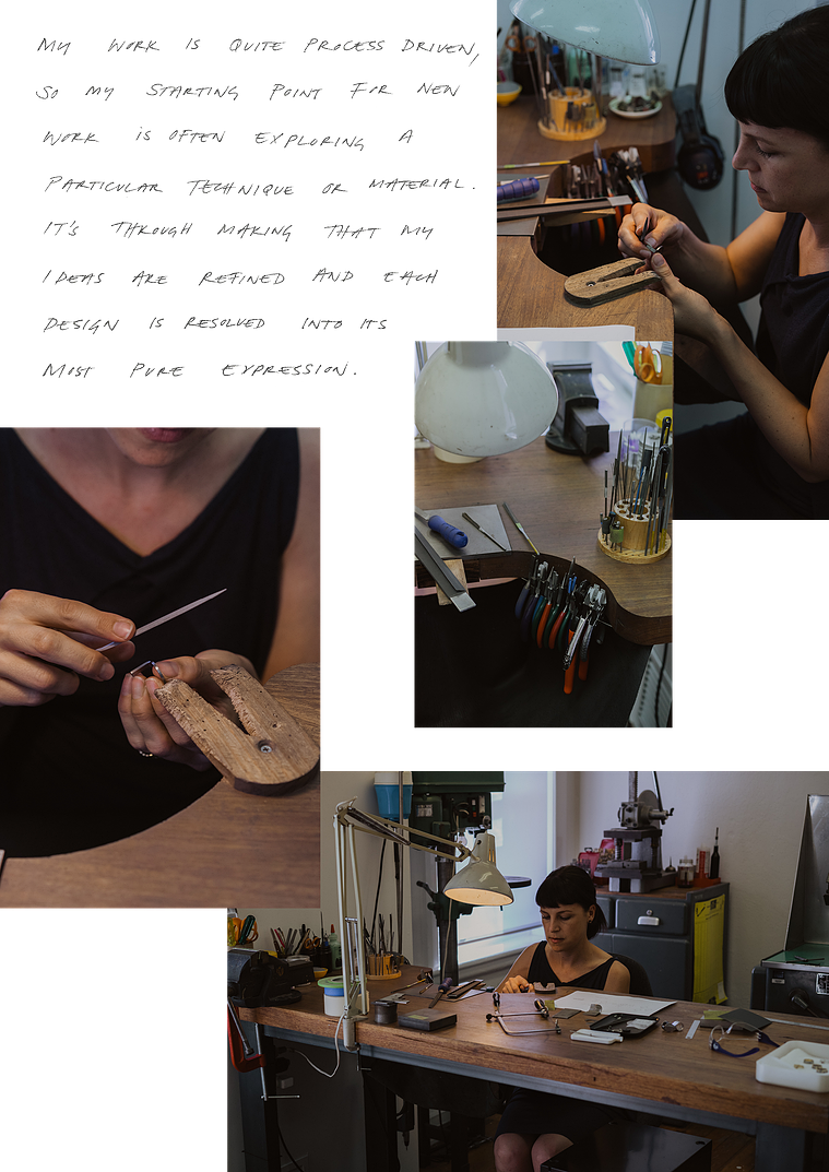 Photography Canberra creative Phoebe Porter contemporary jewellery