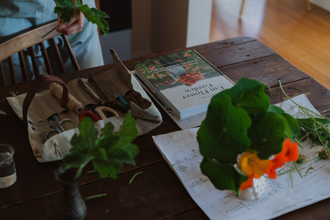 Photography Canberra creative Louise Hunt micro flower farmer and florist