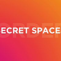 Exhibition flyer for Secret Spaces Borders Art Fair 2023. #artfair #itsliquid 