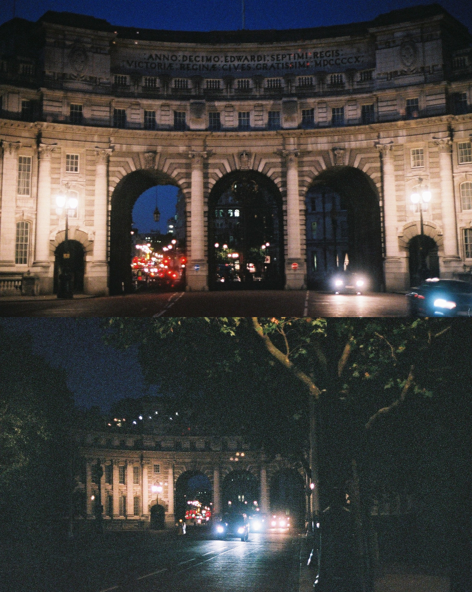 London at night.