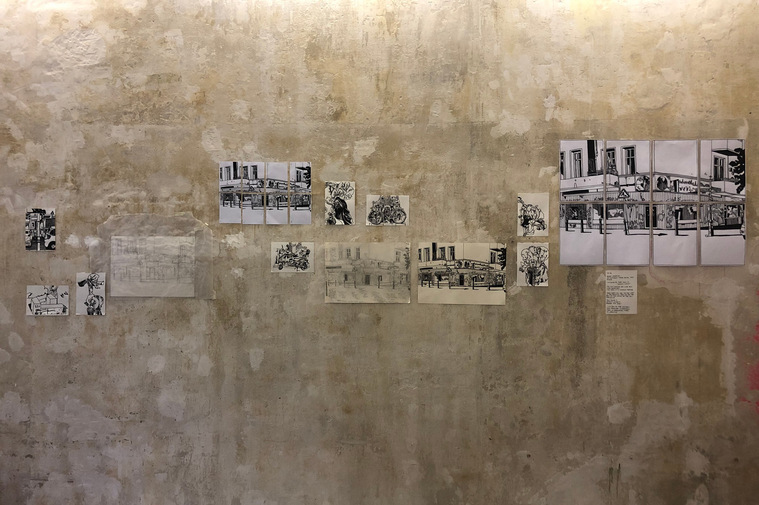 Studio space, work in progress.