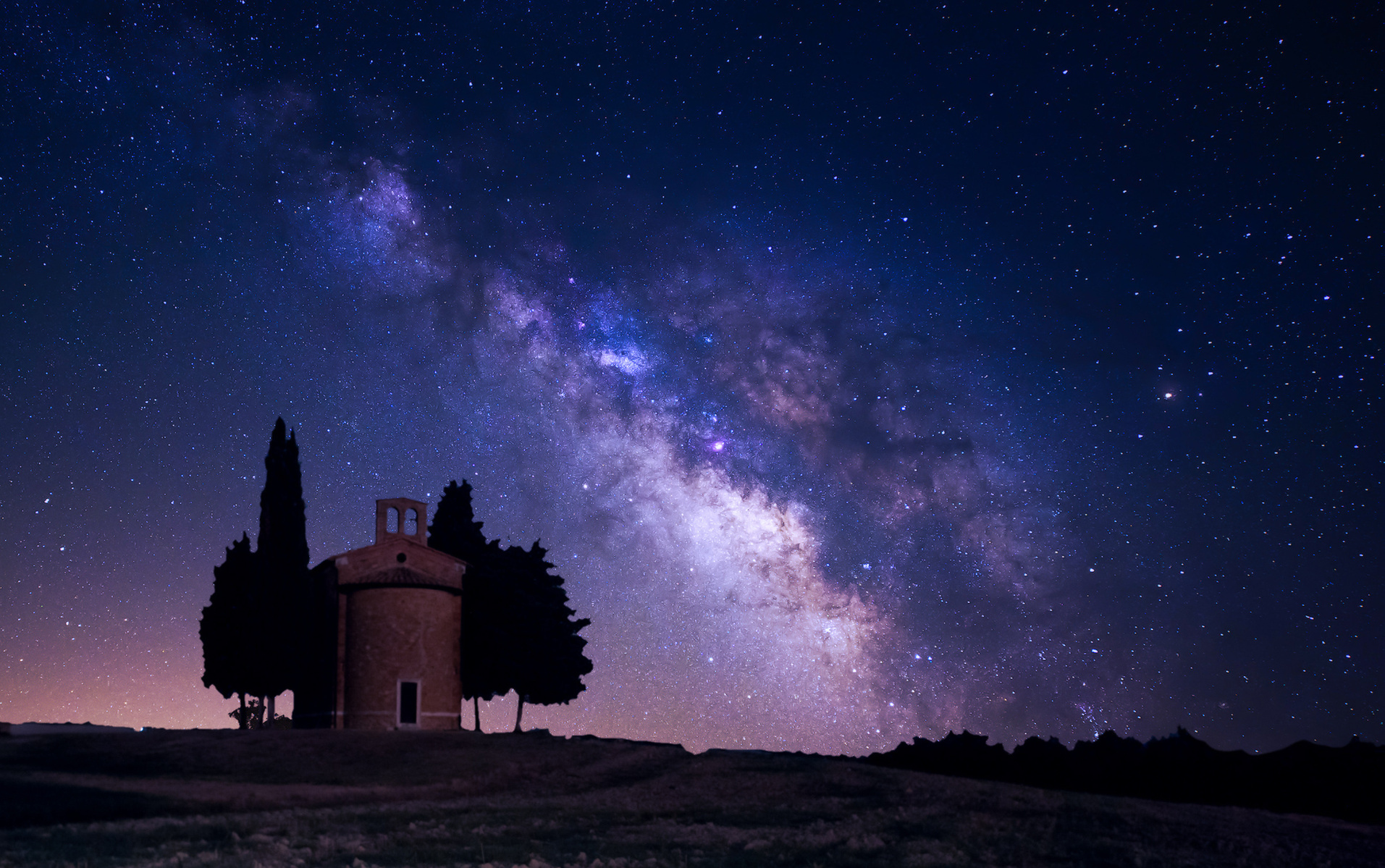 Via Lattea in Val D'orcia