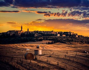 Paesaggio toscano, Pienza