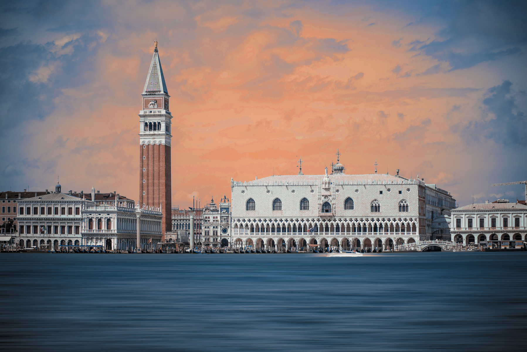 Venezia lunga esposizione a San Marco