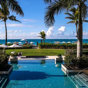 One of the pools at Grace Bay, Turks and Caicos. Photo by Carlos Ledesma