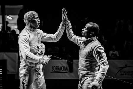 Mai 2016 , la ville de  Bourg la reine, hauts de seine vise le titre de champion de France par equipes avec jean-paul Tony-Helissey (Fra) et Miles Chamley-Watson (Usa)