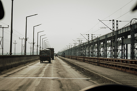 Barrage de Farakka, bengale occidental, inde, fevrier 2022, Farakka dam, west bengal, india, february 2022